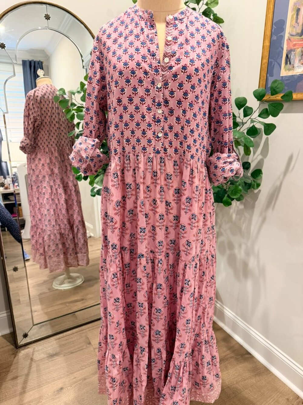 NWT Oliphant Block Print Dress L